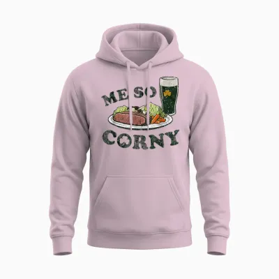 St Patrick's Day Unisex Hoodie - Light Pink