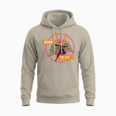 Aerial Dance, Aerial Dance Aerial Silks, Aerialist Unisex Hoodie - Sand