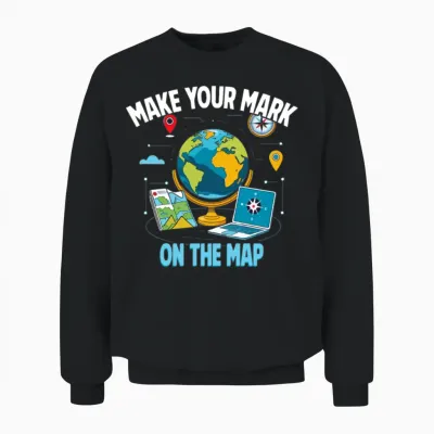 Geographic Information Systems Unisex Sweatshirt - Black
