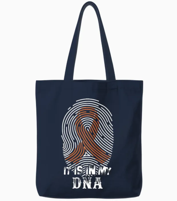 It Is in My Dna- Agent Orange Awareness Tote Bags in Navy