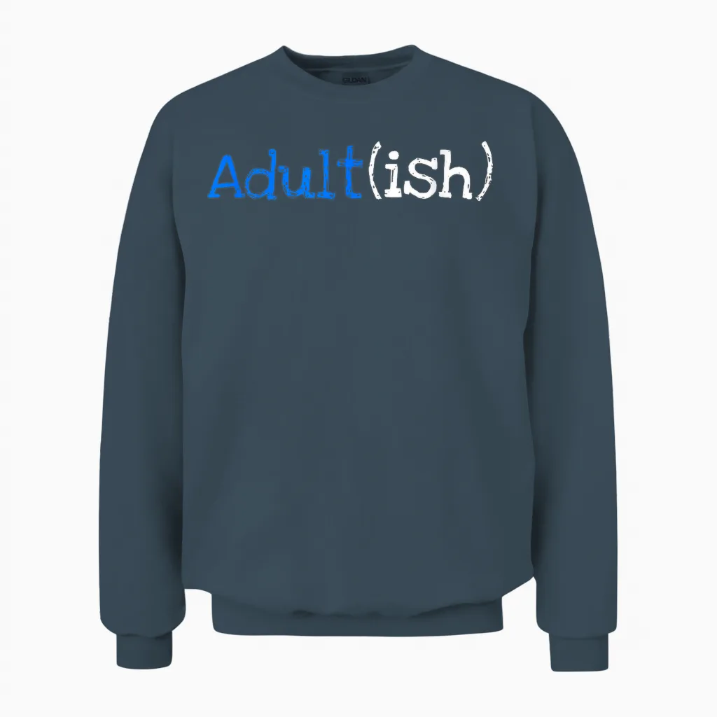 18 Year Old 18th Birthday Party Gift Idea Present Boys Unisex Sweatshirt in Dark Heather