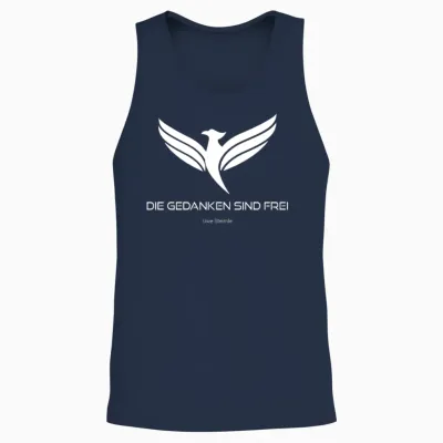 Die Gedanken Sind Frei - Uwe Steimle Unisex Tank Top - Navy