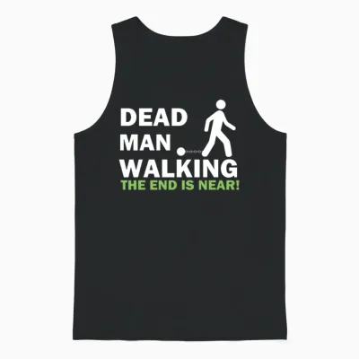 Dead Man Walking Bachelor Party Wedding Groom Unisex Tank Top - Black