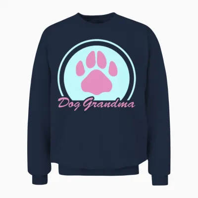 Dog Grandma Dogs Owner Unisex Sweatshirt - Navy