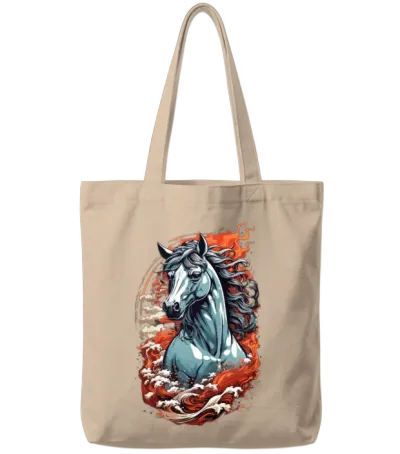 Majestic Horse Tote Bags - Natural