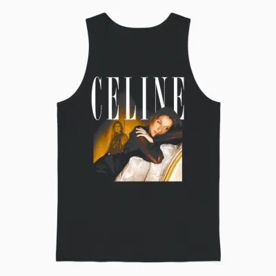 Photo Hommage Officiel Celine Dion Unisex Tank Top - Black