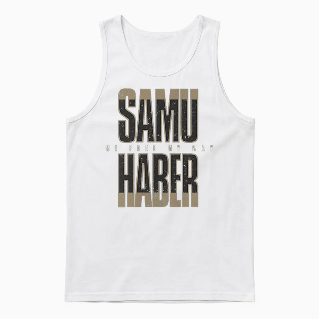 Signature Unisex Tank Top in White