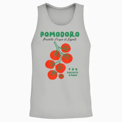 Pomodoro - Sommer Frische Tomaten, Pizza, Pasta Unisex Tank Top - Ash