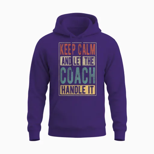 Coach Retro Gift Unisex Hoodie in Purple