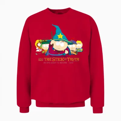 South Park - the Stick of Truth Unisex Sweatshirt - Red