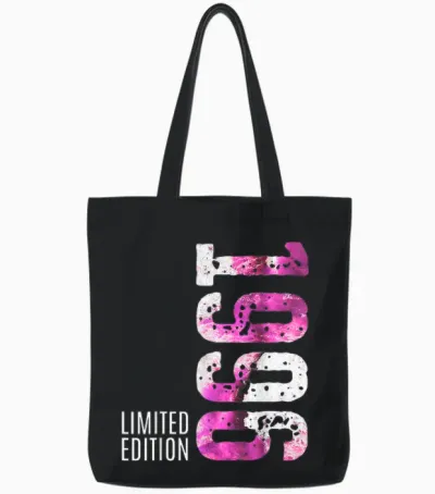 30 Years Birthday 30 Years Woman 1996 Gift 30 Years Funny Tote Bags - Black