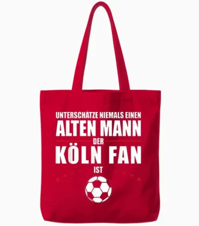 Köln Geschenk Ultras Kölle Cologne Südkurve Kölner Karneval Tote Bags - Red
