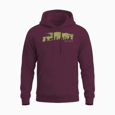 Lord of the Rings the Fellowship Unisex Hoodie - Maroon