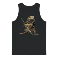 Bearded Dragon Unisex Tank Top - Black – 1