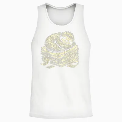 Papier Humoristique Paresseux Pour Enseignant, étudiant, Amoureux Des Paresseux Unisex Tank Top - White