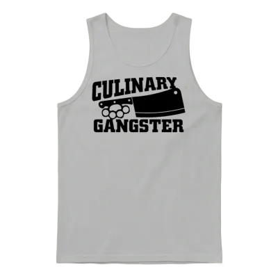 Culinary Gangster Unisex Tank Top - Ash