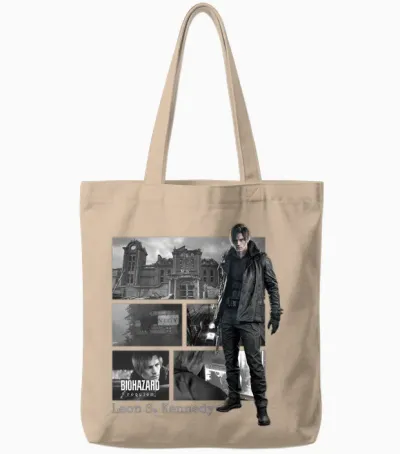 Resident Evil Requiem Leon Fp Tote Bags - Natural