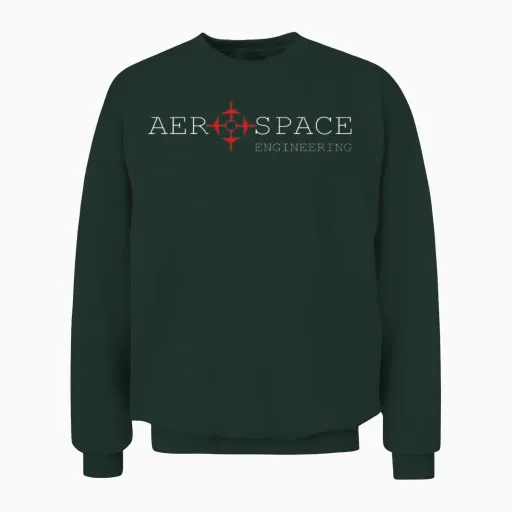Aerospace Engineering Aircraft Mechanic Unisex Sweatshirt in Forest
