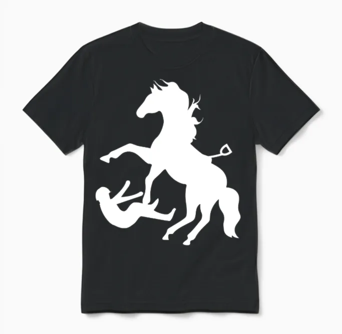 Horse - Lovers Unisex T-Shirt in Black