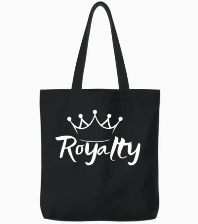 Royalty Family Tote Bags - Black