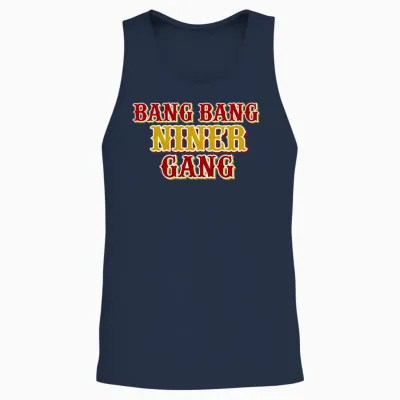 Bang Bang Niner Gang Unisex Tank Top - Navy