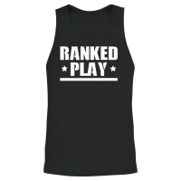 Ranked Play Game Battle War Unisex Tank Top - Black – 2