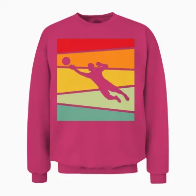 Keeper Retro Unisex Sweatshirt - Heliconia
