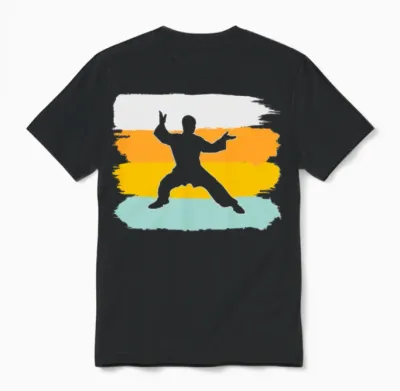 Mma Retro Unisex T-Shirt - Black