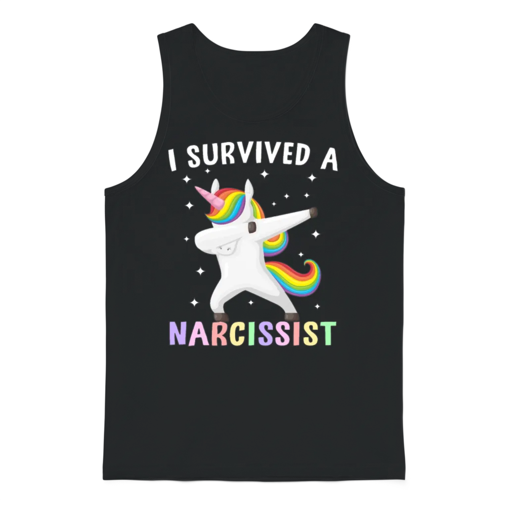 Funny Divorce Feminist Unisex Tank Top - Black