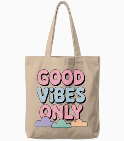 True Friend Walks in – Friendship Quote Tote Bags - Natural