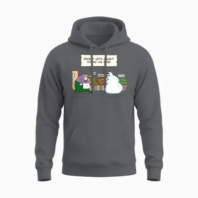 Nose Pick Unisex Hoodie - Charcoal