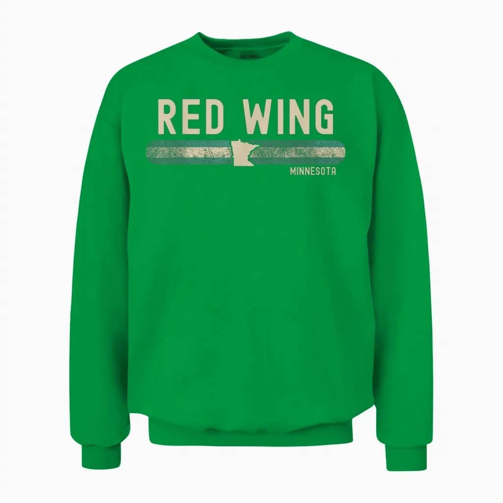 Red Wing Mn | Minnesota Unisex Sweatshirt in Irish Green