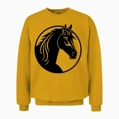 Horse Equine Pony Unisex Sweatshirt - Gold