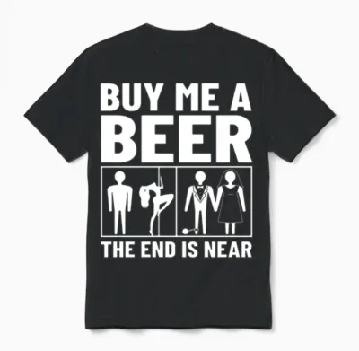 Party Before Wedding Bachelor Party Ideas Vintage Unisex T-Shirt - Black