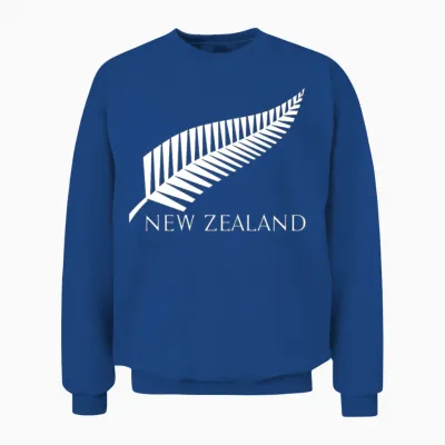 New Zealand Rugby Unisex Sweatshirt - Royal