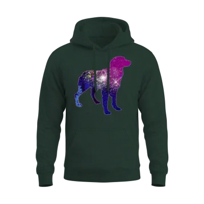 Colorful Dog Unisex Hoodie - Forest