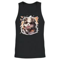 Dogs Pet Dog Owner Dog Lover Animal Unisex Tank Top - Black – 2