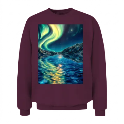 Crystal Lake of Aurora Unisex Sweatshirt - Maroon