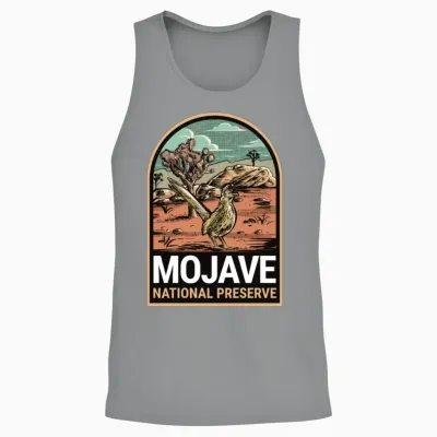Mojave National Preserve California Vintage Unisex Tank Top - Sport Grey