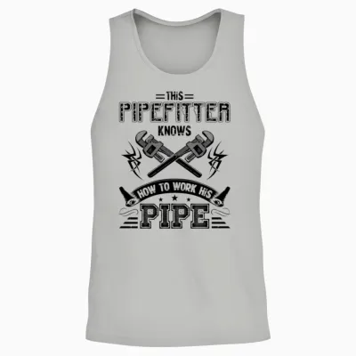 This Pipefitter Knows Unisex Tank Top - Ash