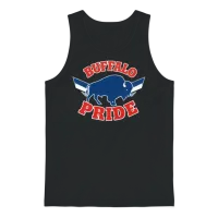 Buffalo Pride Emblem — Wildlife Unisex Tank Top - Black – 1