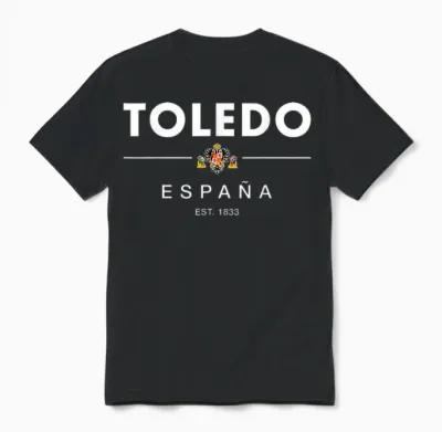 Toledo Espagne Vacances à Tolède Espagne Toledo Voyage En Famille Unisex T-Shirt - Black