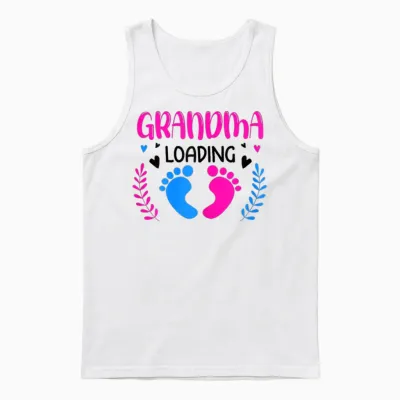 Damen Werdende Oma, Endlich Werde Ich Eine Oma Unisex Tank Top - White