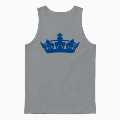 Blue Crown Unisex Tank Top - Sport Grey