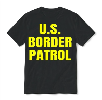 Us Border Patrol Gift Thin Green Line for Men Unisex T-Shirt - Black