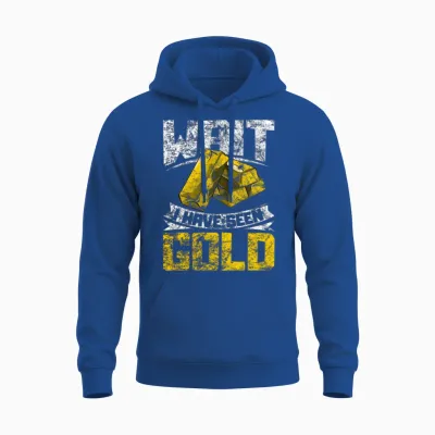 Gold Panning Gold Mining Unisex Hoodie - Royal