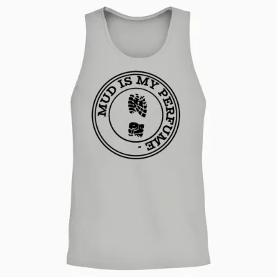 Mud Is My Perfume Boots Hiking Unisex Tank Top - Ash