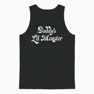 Daddy S Lil Monster Unisex Tank Top - Black