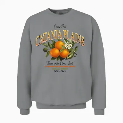 Citrus Grove Vintage Unisex Sweatshirt - Sport Grey