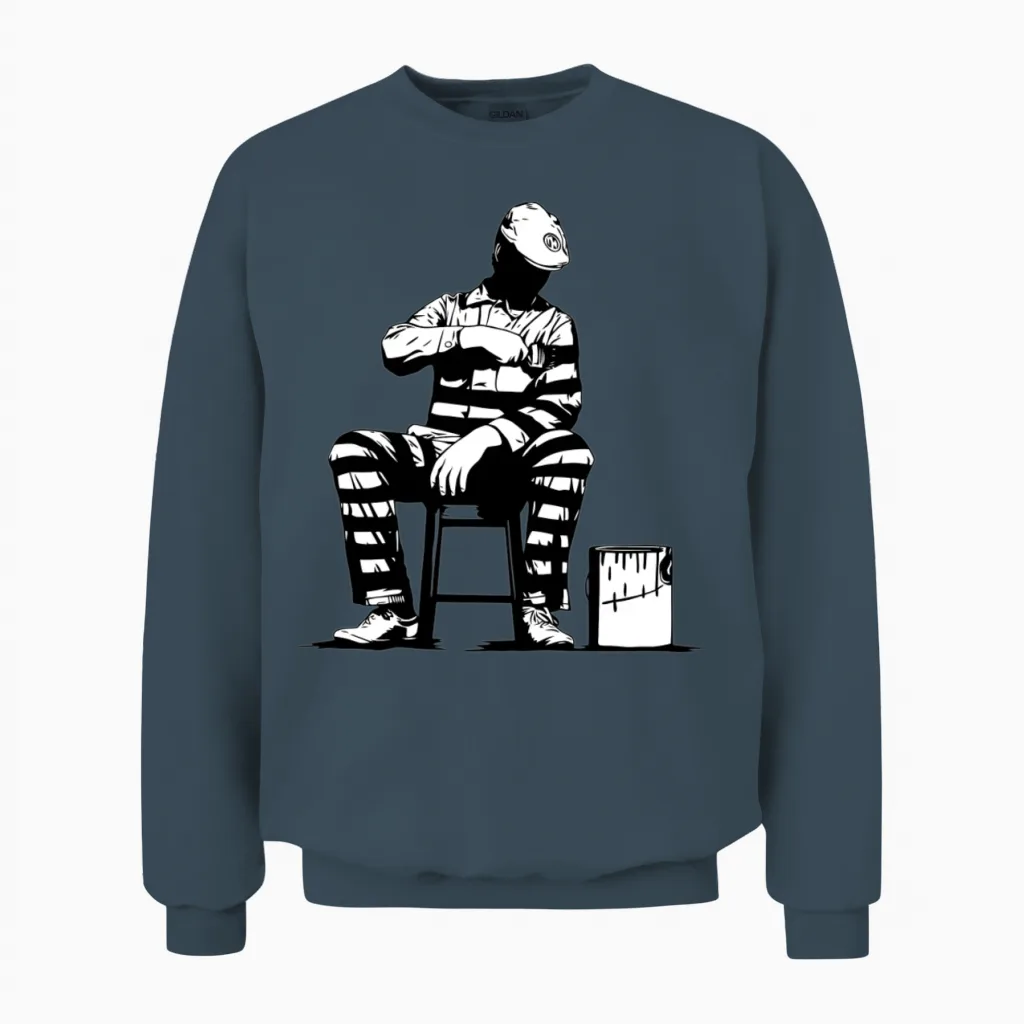 Dolk Prison Painter Unisex Sweatshirt in Dark Heather